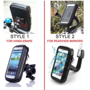 SUPORT SMARTPHONE BICICLETA, PANA LA 6.3 INCH, MONTARE GHIDON, IMPERMEABIL - imagine 5